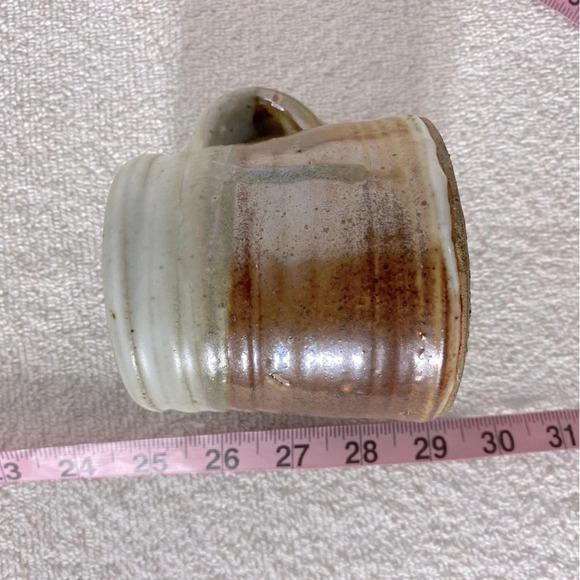 Vintage Handmade Stoneware Ceramic Pottery  Mug - Picture 7 of 8